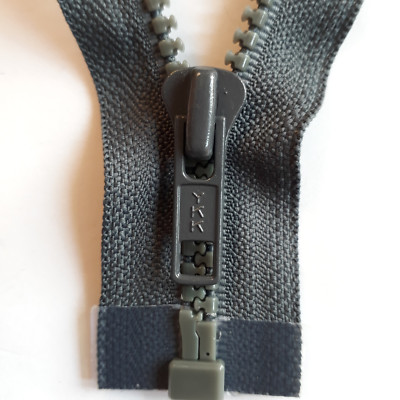 Reißverschluß ASPHALTGRAU  015 teilbar Vislon 5 YKK Zipper fermuar cipzár молния
