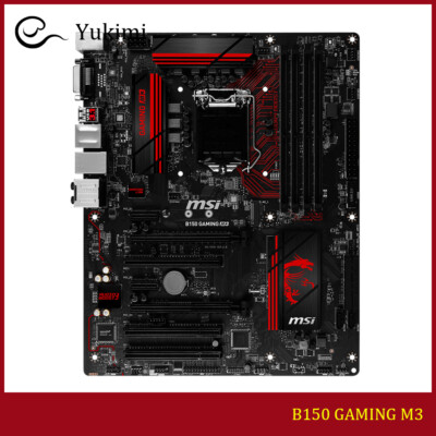 FOR MSI B150 GAMING M3 LGA 1151 HDMI DVI-D 64GB DDR4 Motherboard