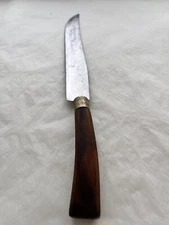 Richardson Forever Sharp Knife 12" Stainless Hollow Ground Bakelite Brass Handle