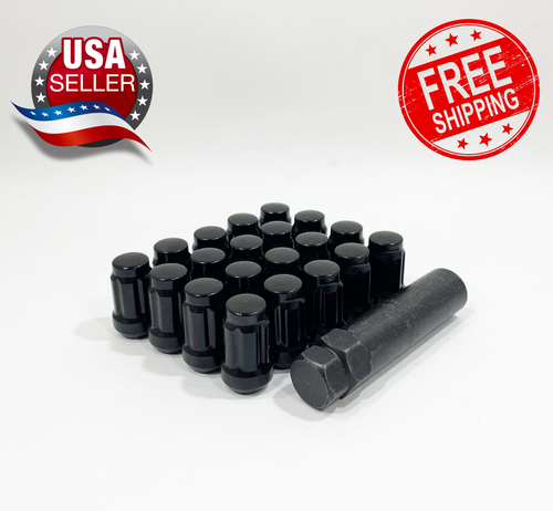 20pc Closed End 12x1.25 Red Tuner Splne Lug Nut Kt Fts Toyota Scon