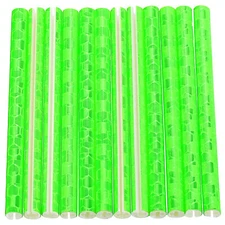 72pcs Bike Reflective Spoke Skins 0.2" Spoke Reflectors Wraps Wheel Green
