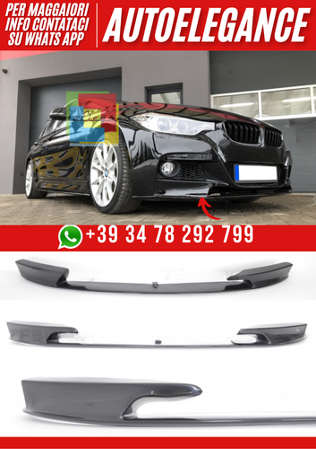 Lèvre De Spoiler Avant Noir Brillant Pour BMW Série 3 F30 F31 Avec M-Paket - Pièce Neuve, Origine Chine