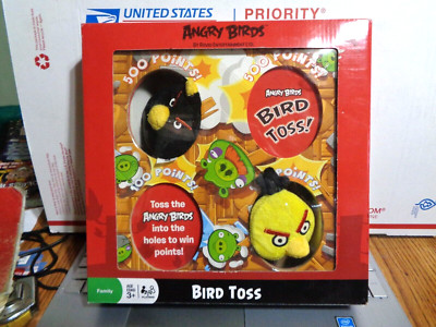 Angry Birds Bird Toss Game. Includes two Angry Birds Beanies, New In Package