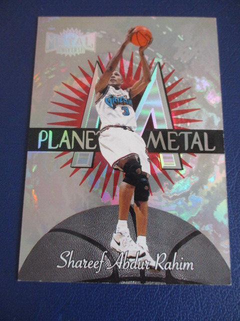 1997-98 Metal Universe #9 PM Shareef Abdur-Rahim Planet Metal