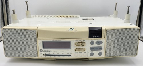 GE Spacemaker Kitchen Under Cabinet CD Player w/ AM/FM Radio 7-4290F - Working