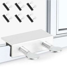 6Pcs Sliding Window Locks Child Proof Security Lock Stoppers Window Track Locks