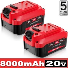 2X For Craftsman V20 20 Volt Max 8.0Ah Lithium Battery CMCB206 CMCB204 CMCB202