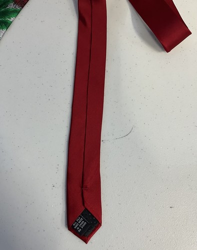 Holidays Christmas Silk Hand Made Red Necktie 3 Wisemen On Camels - Picture 11 of 12