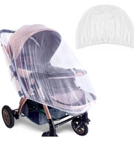 Durable Universal Stroller Mosquito Net - 59 Inch, Quick Attach  Washable