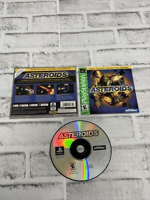 Sony PlayStation 1, 1998 Asteroids Greatest Hits Complete with Manual EXCELLENT