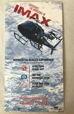 Mission Impossible Fallout Collectible Imax Ticket Unlick 3d Helicopter