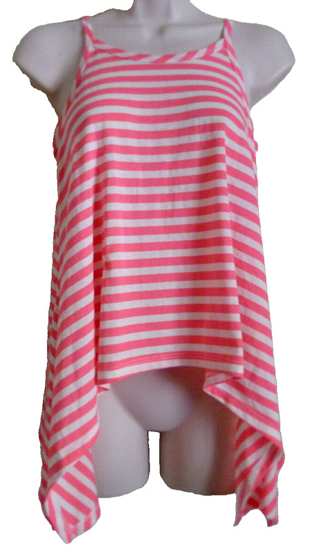**POOF GIRL**Girl's Asymmetrical Shirt Top Size ((L))60%Polyr*35%Rayon*5%Spandex