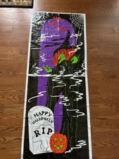 Door Wall Or Window Decoration - happy Halloween RIP
