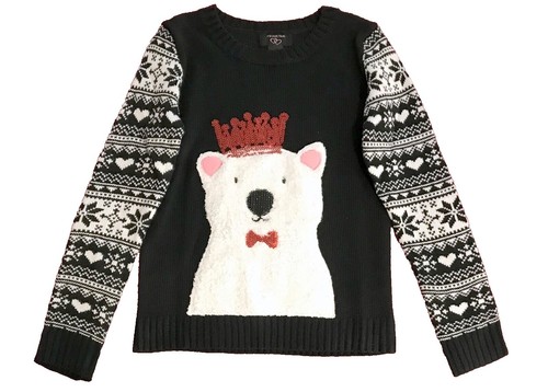 Maglione Con Cappuccio Nero Neiman Marcus City Club – Taglia 8 Da Bambina 100% Cotone