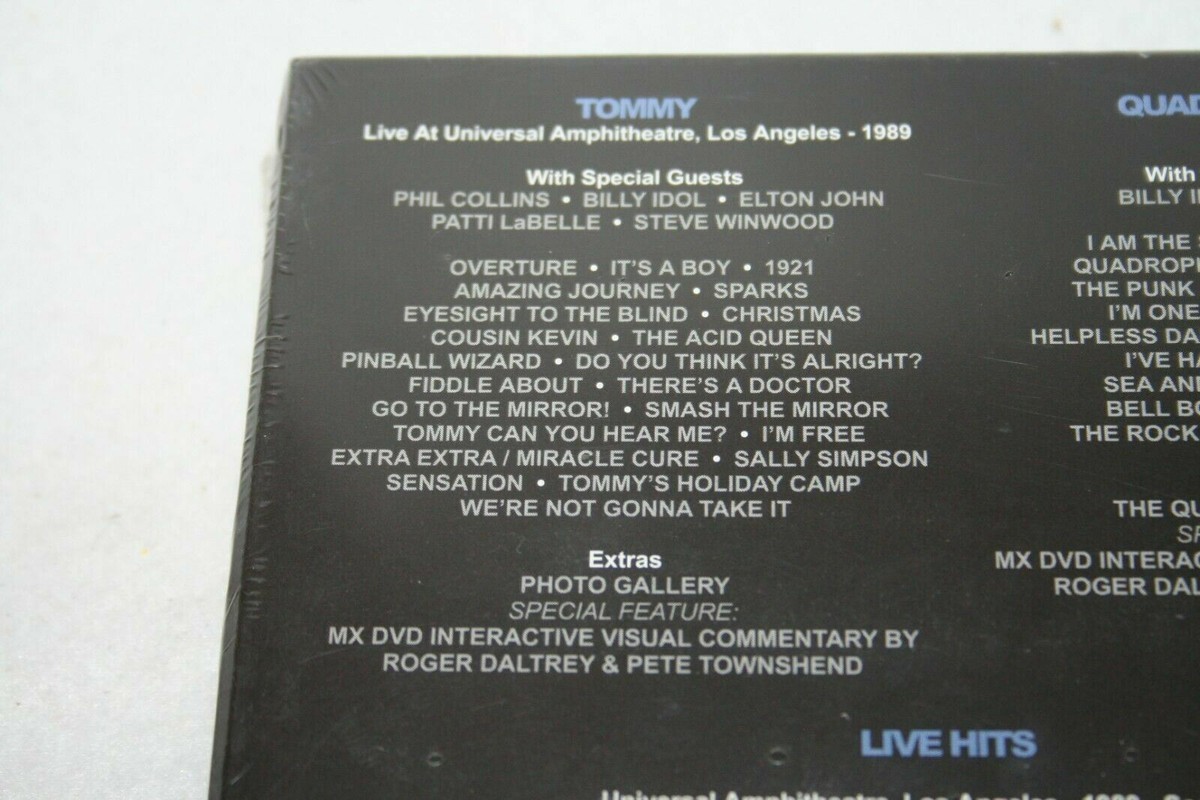 (未使用･未開封品) &amp; Quadrophenia Live With Special Guest [DVD] The Who – Tommy And Quadrophenia Live With Special Guests