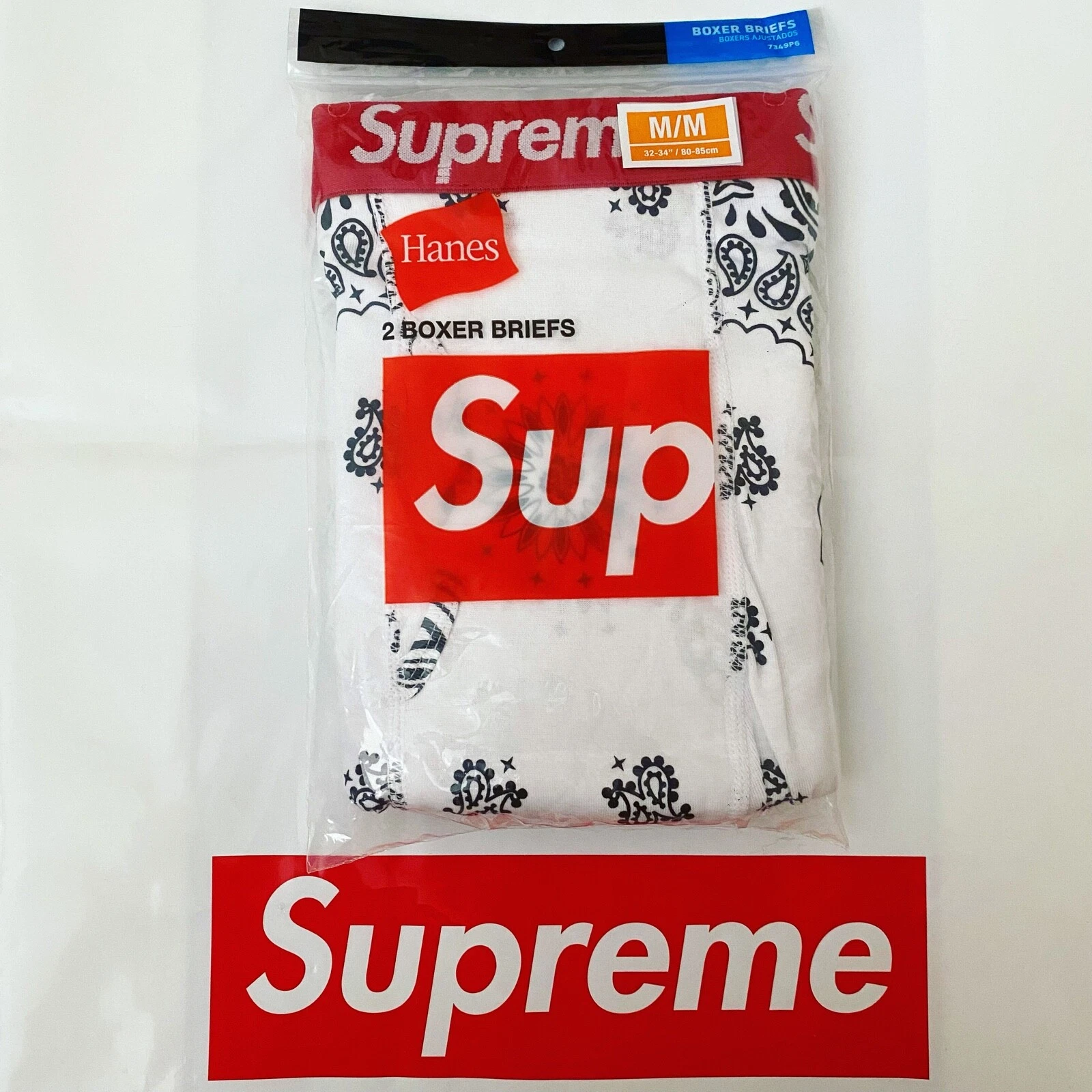 100% Authentic Supreme x Hanes Boxer Briefs Purple India | Ubuy