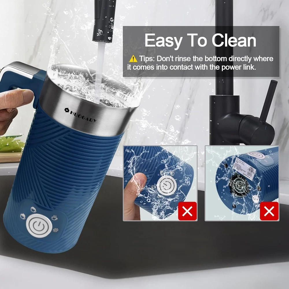 Milk Frother, 4 in 1 Stainless Steel Milk Steamer, Milk Frother and Steamer