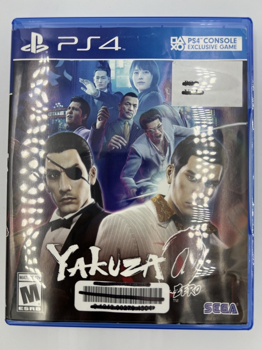 Yakuza 0 Zero (Sony PlayStation 4 PS4) RARE Black Blue Label