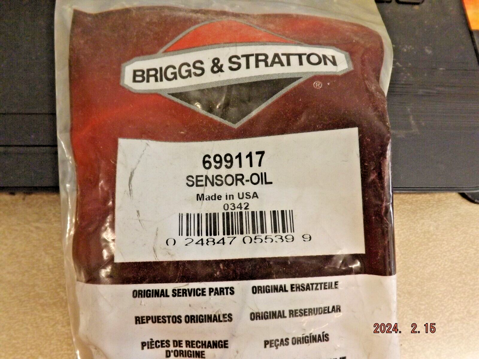 NEW Genuine OEM Briggs & Stratton OIL SENSOR 699117 | eBay