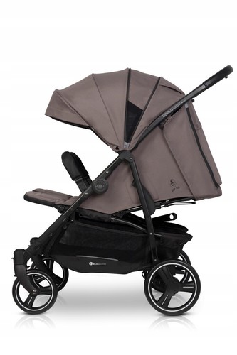 EUROCART DOBLO Twin Pram Buggy Stroller Pushchair for two kids + carrycot - Picture 40 of 45