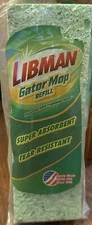 Libman Gator Sponge Mop Head Refill Super Absorbent  Tear Resistant NEW