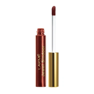 Lakme Jewel Liquid Sindoor, Maroon,Smudge Proof and Quick Drying,4. 5 ml