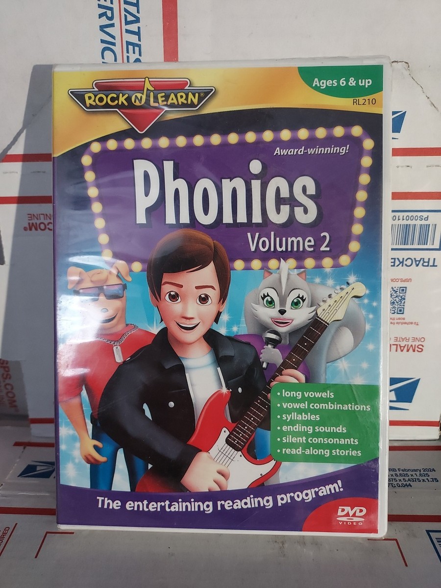 Rock N Learn: Phonics: Volume 2 (DVD) Brand New Sealed - #1k