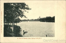 View Spring Lake,NJ Monmouth County D.H. Hills & Co. Antique Vintage Postcard PC