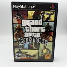 Grand Theft Auto: San Andreas - Black Label PS2 PlayStation 2 With Manual No Map