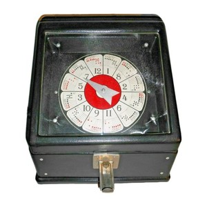 Vintage 10 Cent Coin - Operated Counter-top POKER Machine Amusement for Repair