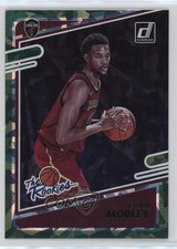 2021-22 Panini Donruss The Rookies Holo Green Ice Evan Mobley #3 1da
