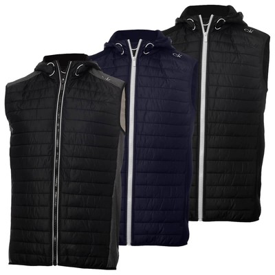 Calvin Klein Herren 2025 Redwood Hooded Hybrid Lightweight Gilet 55% RABATT UVP
