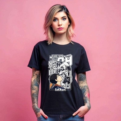 Anime Haikyuu,Hinata,Kageyama,Nekoma Black T Shirt