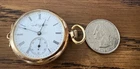 14kt Gold ELGIN Ladies Pocket Watch 31 Grams Works 1892 4677067 K Movement