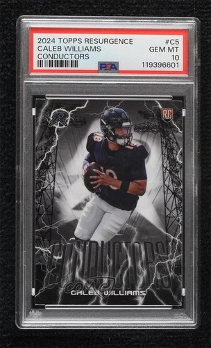 2024 Topps Resurgence Conductors Caleb Williams #C-5 PSA 10 GEM MT Rookie RC