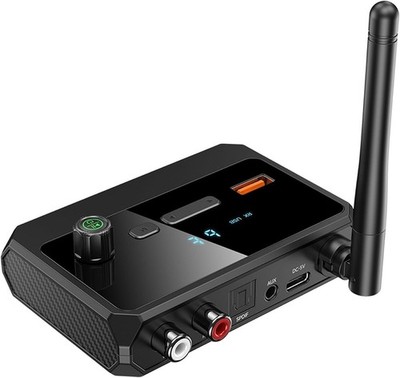 Low Latency Bluetooth 5.3 Receiver für Home Audio mit Cinch und optischer Unterstützung