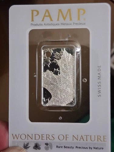 Pamp Suiss Wonders Of Nature. Maple Leaf Pendant. 10 Grams. Low Low Serial #13.