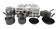Circulon A1 Series 11 Piece Extreme Nonstick Cookware Set Scratch Defense CLEAN!