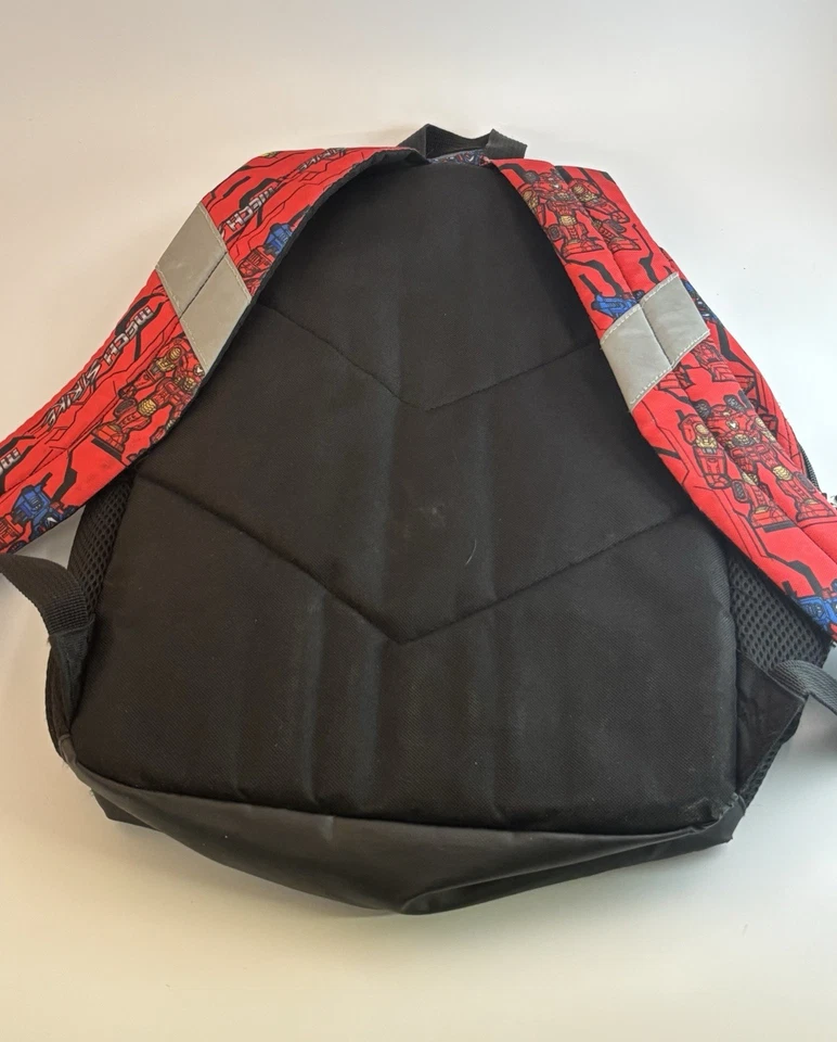 Marvel Avengers Mech Strike Backpack 17" Spider-Man Red Book Bag School Tote - Image 4 of 4