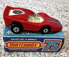 Vintage Matchbox Rolamatics No.35 Fandango Red Car & Original Box Lesney 1976