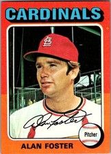 1975 Topps Mini Baseball - Alan Foster #296 - St Louis Cardinals