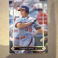 Leaf 1992 Chad Curtis California Angels #BC-1 Gold Leaf Rookies Insert