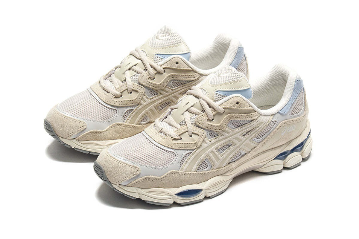 靴 asics GEL-NYC WHITE/SMOKE GREY All-day comfort, clean look. The ASICS GEL-NYC 'White Smoke Grey