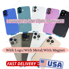 Back Glass Replacement Lot With Metal Magnet For iPhone16e/16 Plus/16 Pro Max