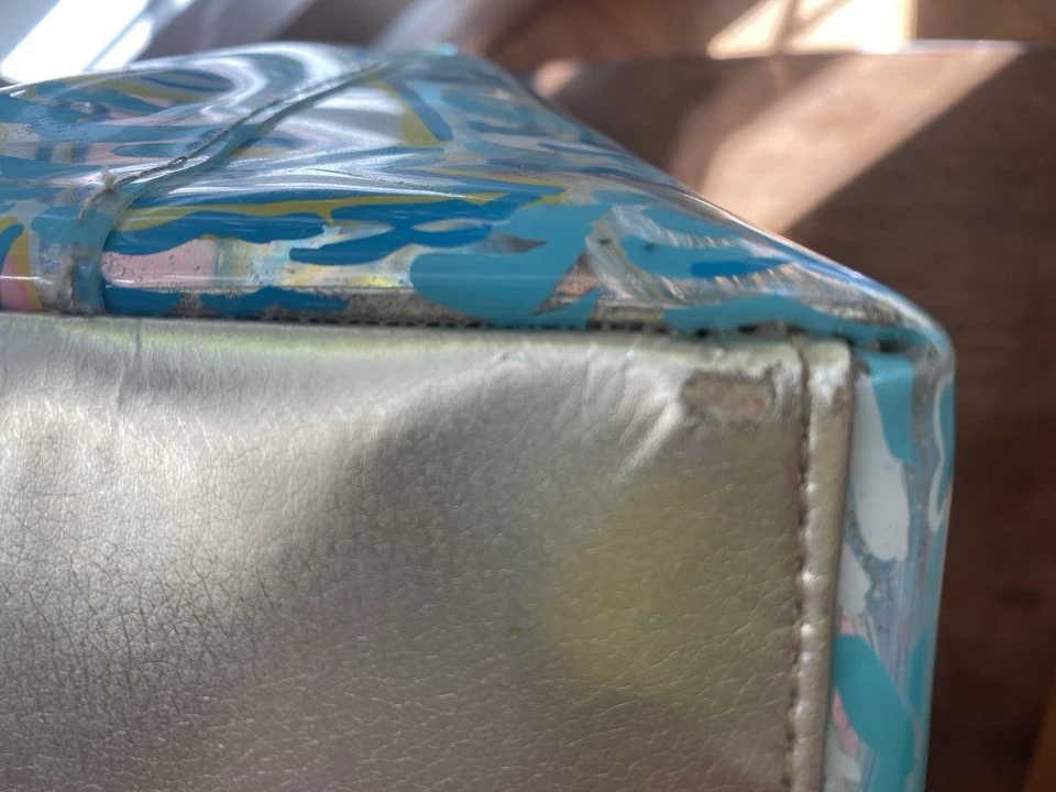 Bolso de Mano Lilly Pulitzer You Gotta Regatta Vela Playa/Barco Piscina Transparente y Cuerda Foto 3 de 4