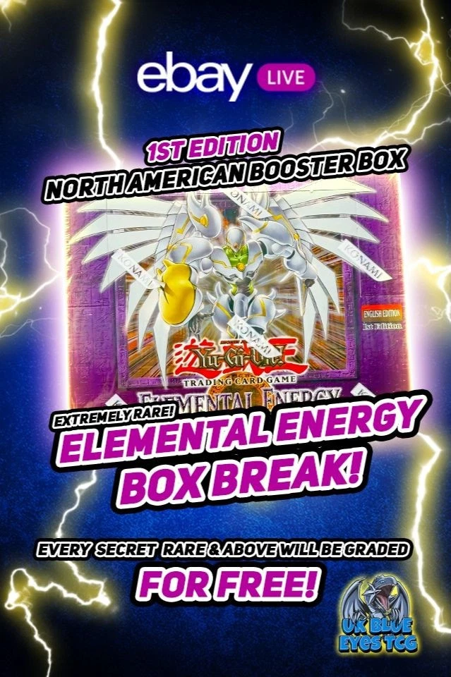 Yu-Gi-Oh ELEMENTAL ENERGY 1ST ED BOX BREAK!!! FREE BGS GRADING ON PULLS!!!