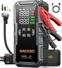 8000A Car Battery Jump Starter with Air Compressor 160PSI, Jumper Bank