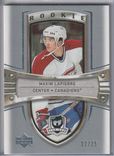 Maxim Lapierre 2005-06 Upper Deck The Cup Platinum Rookie #/25