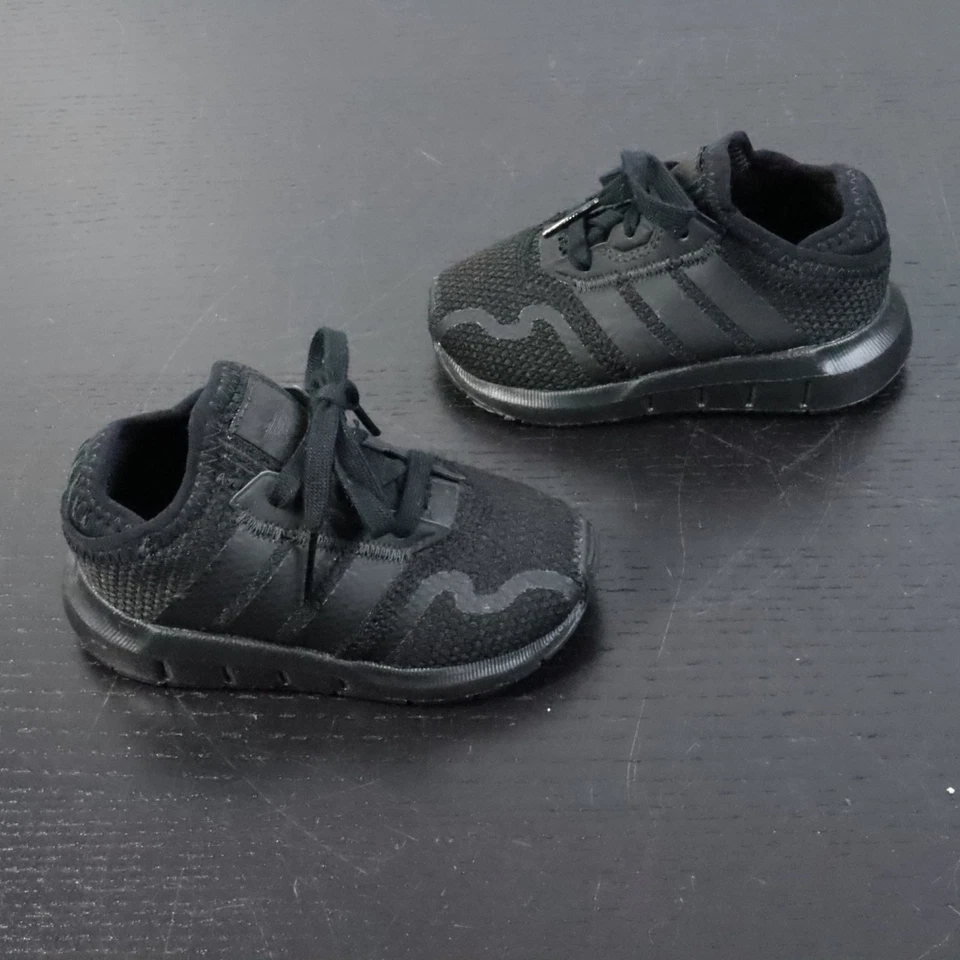 Adidas Swift Run X Baby Toddler Boy's 5.5K Black Athletic Sneaker Shoes FY2187 - Image 4 of 4