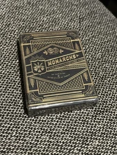 Monarchs High Quality Navy Playing Cards Gold Embossed by Theory 11 USA  NEW